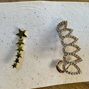2 Gold Ear clips